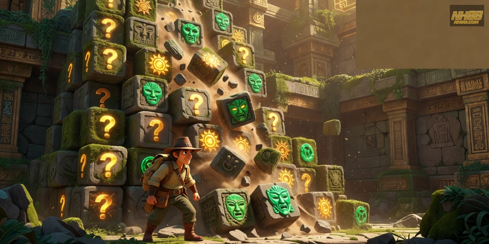Trải nghiệm Gonzo's Quest với hiệu ứng avalanche độc đáo trên nh88